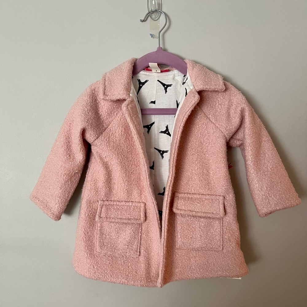 Never Worn! Blush Pink Coat/Jacket for 12months